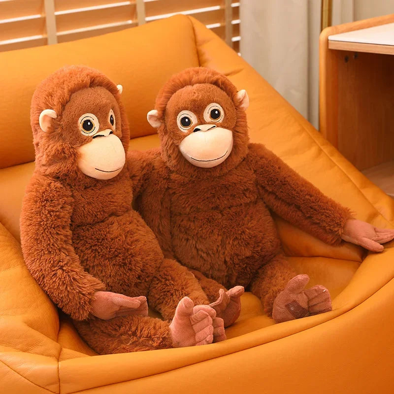 Baby Macaque Plush Monkey