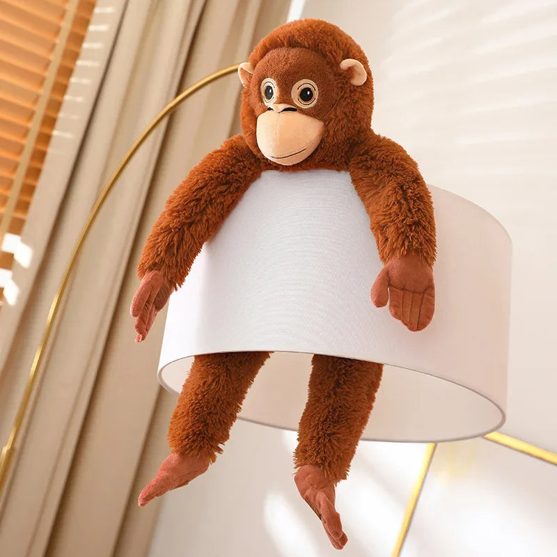 Baby Macaque Plush Monkey
